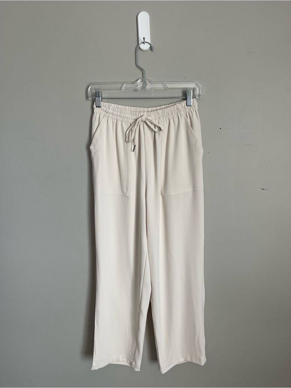 MELLODAY Off-White Drawstring Utility Joggers / Trousers Sz S